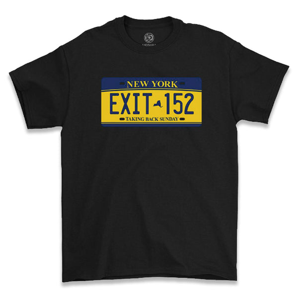 Black ’License Plate’ T-Shirt
