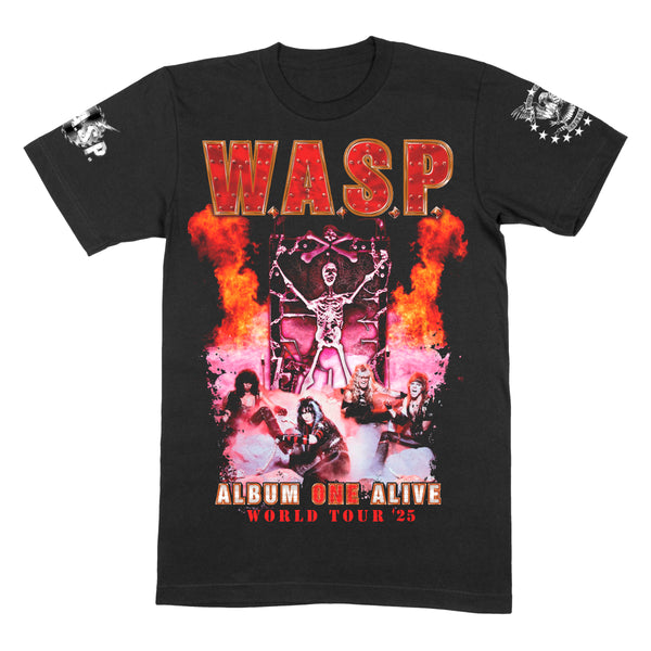 Album One Alive “Band" World Tour 2025 Official Black T-Shirt