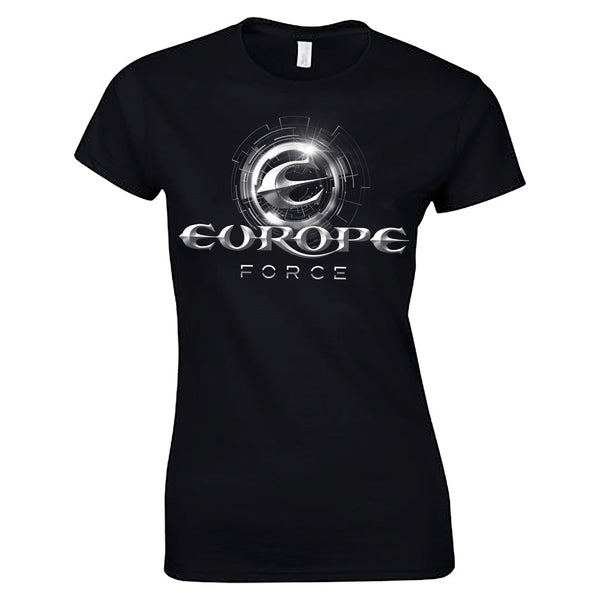Europe Force Ladies T-Shirt Black
