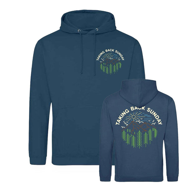 Ink Blue Landscape Hoody