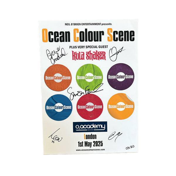 2025 Fabric Signed Poster