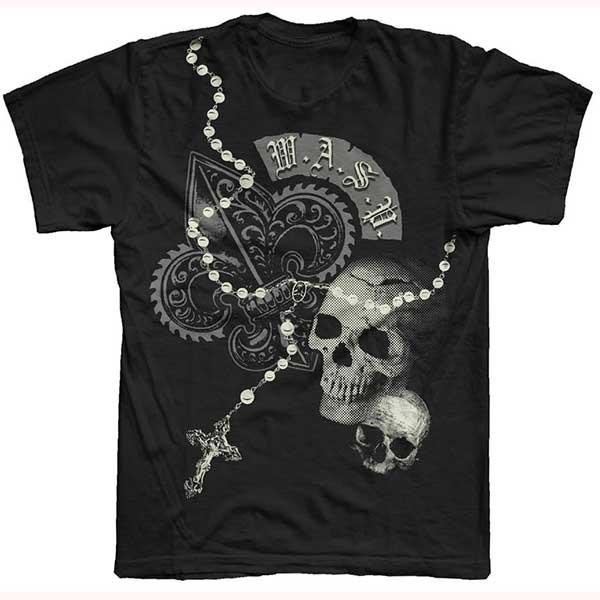 Black Fleur De Lis Mens T-Shirt - Misc