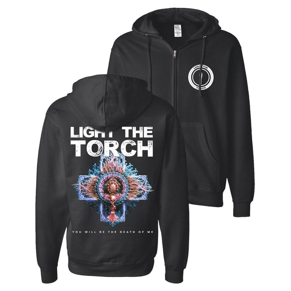 You Will Be The Death Of Me Zip Hoody Black