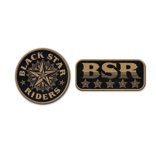 STAR AND LOGO PATCH SET (2 PIECE) - Misc