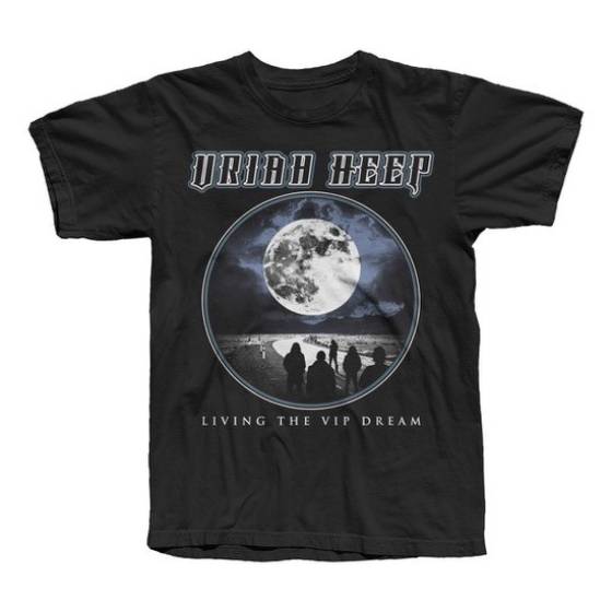 Living The Dream Circle Black T-Shirt