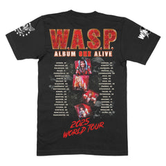 Album One Alive “Band" World Tour 2025 Official Black T-Shirt