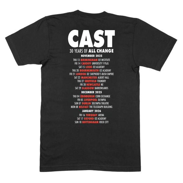 All Change Black Tour T-Shirt