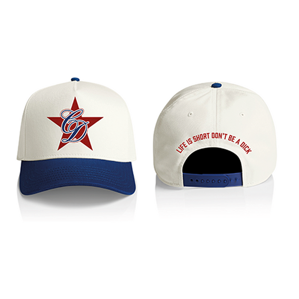 Life Is Short Cap Ecru/Navy