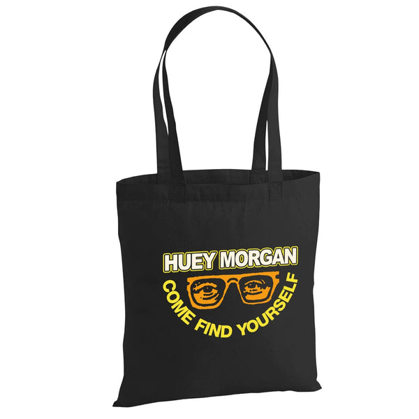 Come Find Yourself Black Tote Bag