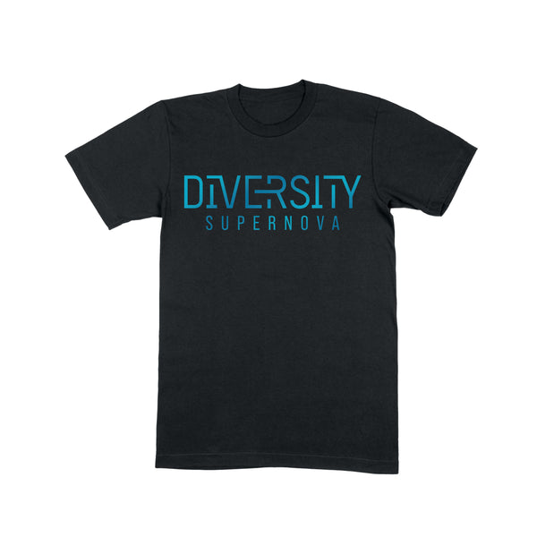 Black Metallic Logo T-Shirt