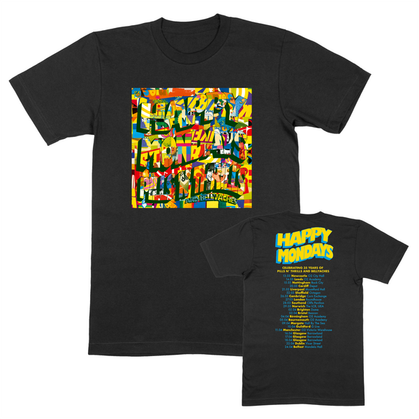 35 Years Pills 'N' Thrills Tour T-Shirt Black