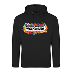 Black Line Up Hoody