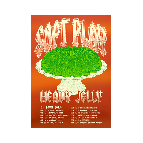 Metallic Heavy Jelly A2 UK Tour Poster