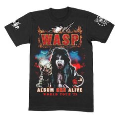 Album One Alive “Blackie" World Tour 2025 Official Black T-Shirt