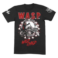 Wild Child World Tour 2025 Official Black Tour T-Shirt