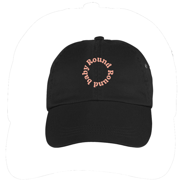 Round Baby Cap Black