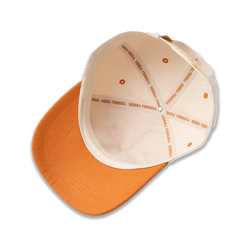 Fox Cap Ivory & Orange