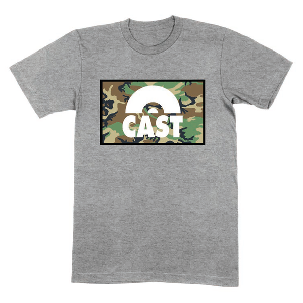 Camo Logo T-Shirt Sport Grey