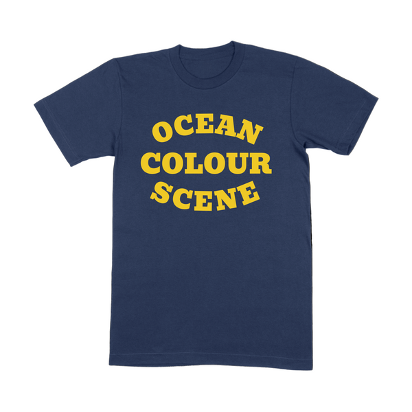 Curve Logo Navy T-Shirt