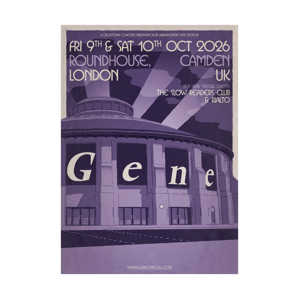 Gene Roundhouse Signed Poster