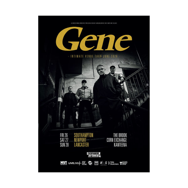 Gene 2026 Tour Poster Signed