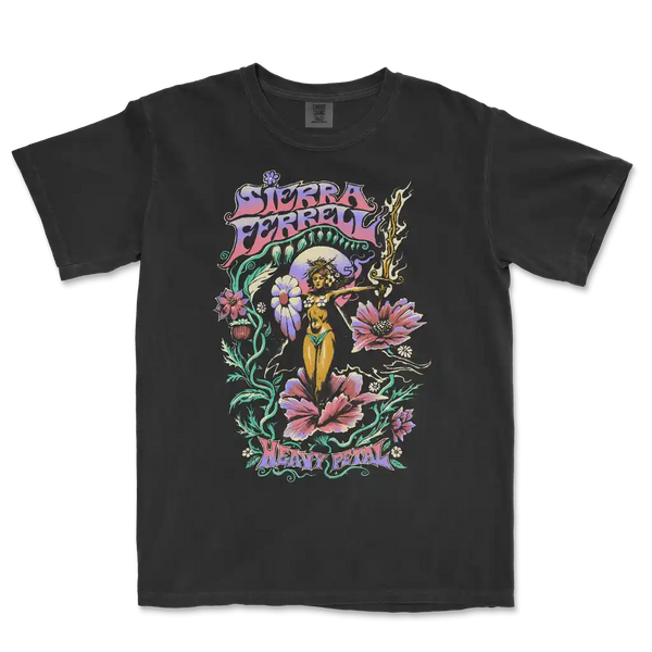 Heavy Petal T-Shirt Black
