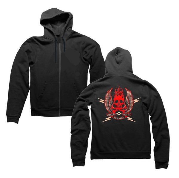 Hard & Fast Black Hoody