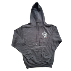 Smoking Skull Hoody Black