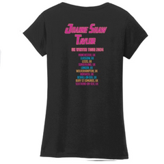 Ladies UK Winter Tour 2024 Black T-Shirt