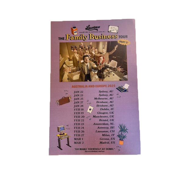 The Family Business 2025 Tour Poster