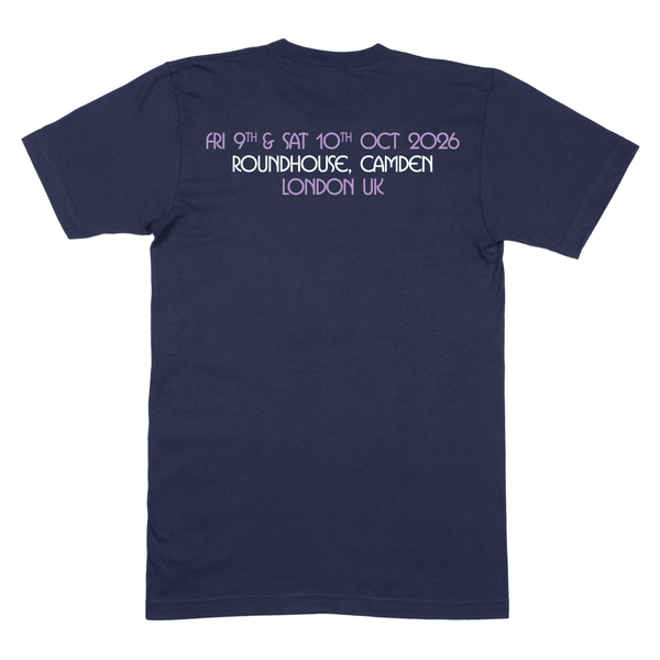 Navy Roundhouse Logo Event T-Shirt