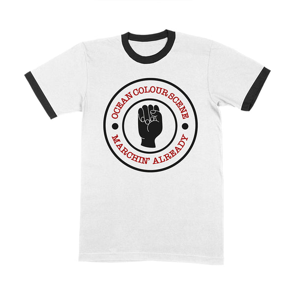 Marchin' Already Ringer White Black