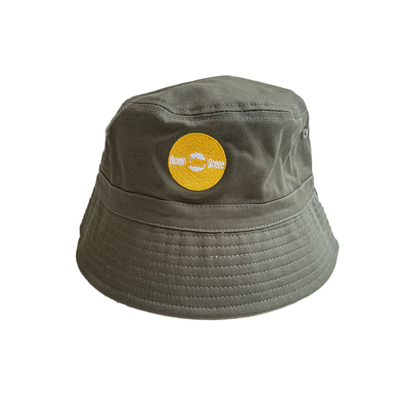 Record Bucket Hat Olive