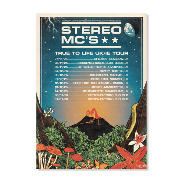 Stereo MC’s A3 UK Tour Poster