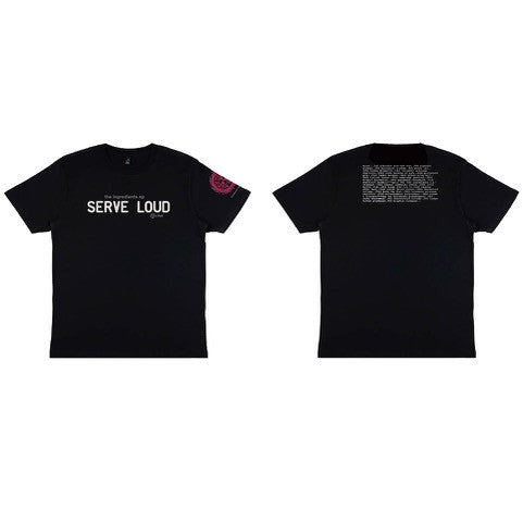 Serve Loud Black T-Shirt - MFL Stores | Neds Atomic Dustbin Serve Loud Black T-Shirt - MFL Stores | Neds Atomic Dustbin