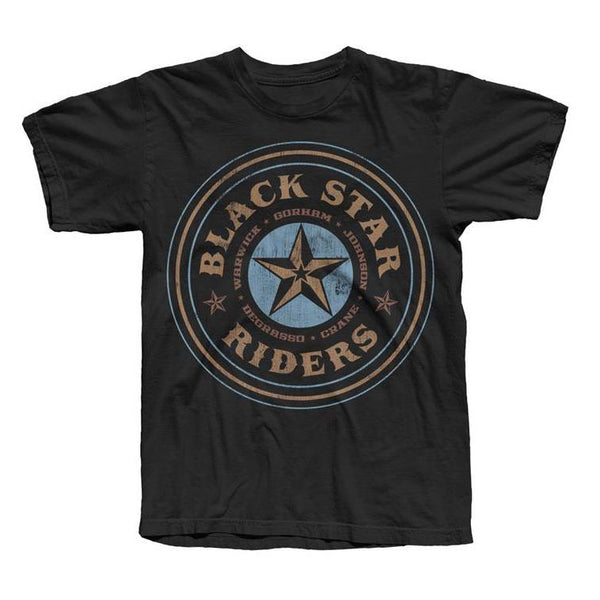 Blue Star Black T-Shirt