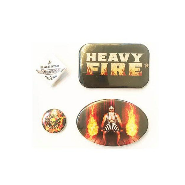 Heavy Fire Badge Set