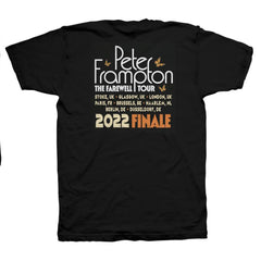 Peter Frampton Farewell Tour T-Shirt Black