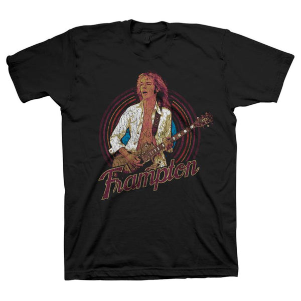 Peter Frampton Vintage Live Photo T-Shirt Black