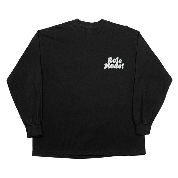 Spell Out RX Euro Long Sleeve T-Shirt Black