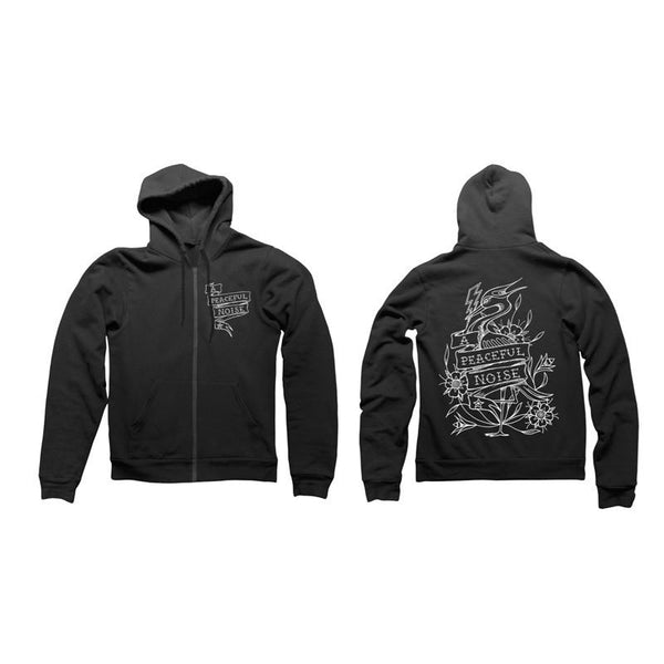 APN Line Heron Zip Hood Swt Black - Misc