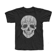 Skull Lyrics Black T-Shirt
