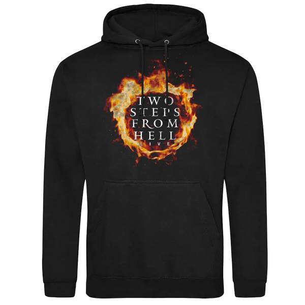 RING OF FIRE BLACK PULLOVER HOODY