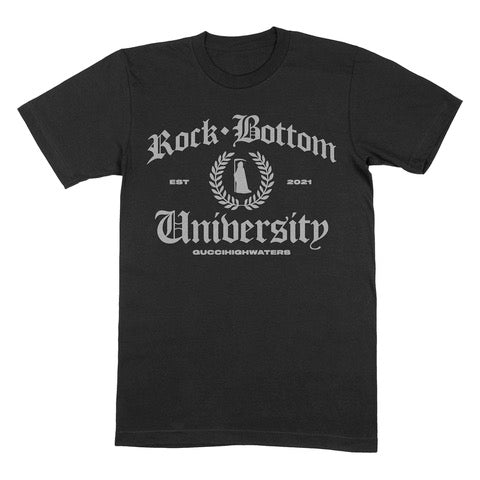 Rock Bottom T Shirt Black